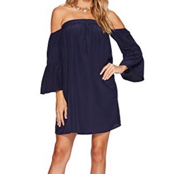 NWT Lilly Pulitzer Sanilla Silk Off The Shoulder - Picture 1 of 7